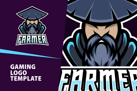 Cultivating Your Brand: The Farmer Mascot Gaming Logo