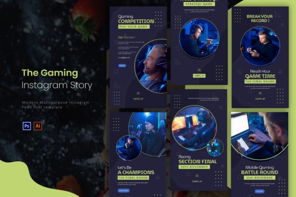 Elevate Your Brand with a Gaming Competition Instagram Story