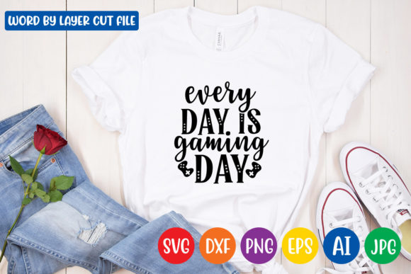 Every Day is Gaming Day Svg: A Versatile Design Asset