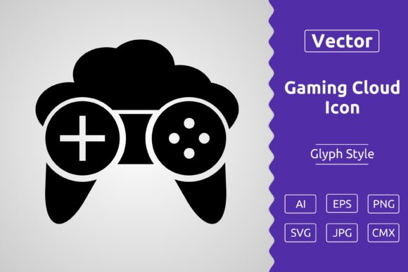 Exploring the Vector Gaming Cloud Glyph Icon: A Comprehensive Guide