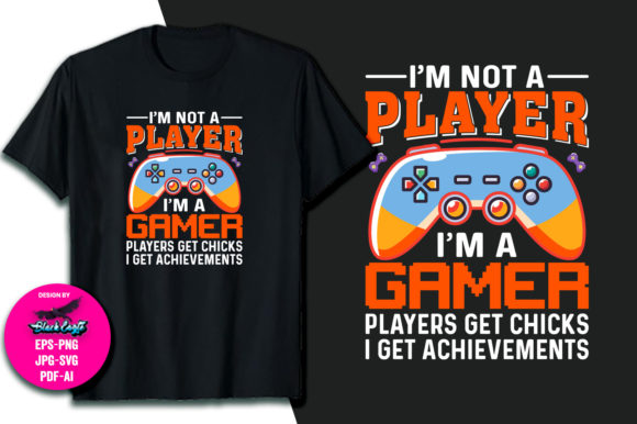 Gamer Gaming T-Shirt Design Vector: A Versatile Asset for Your Creative Projects