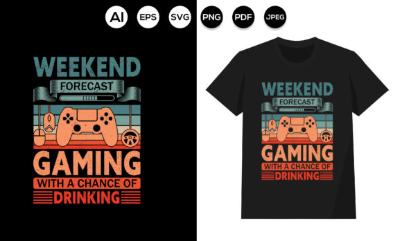 Gaming T-shirt Design 4: A Versatile and Creative Solution
