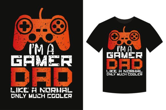 Gaming T-Shirt Design Typography Essentials