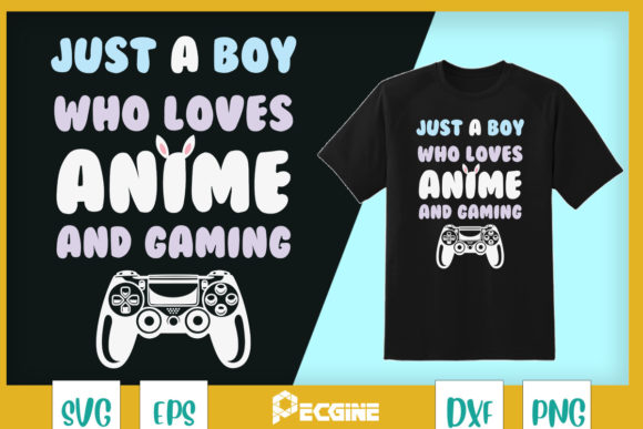 Just a Boy Who Loves Anime Gaming: A Creative and Versatile Design Solution