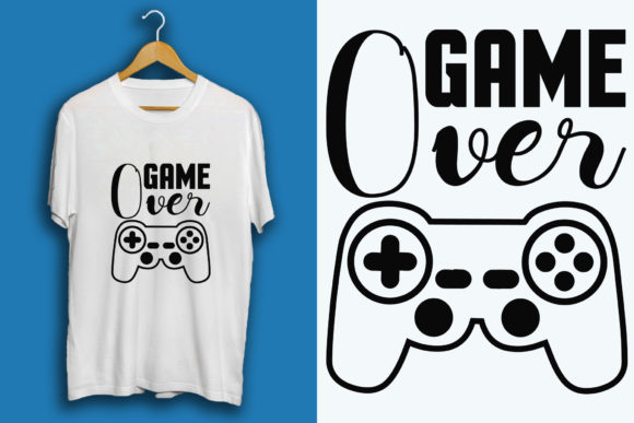 Mastering Gaming Gamer Svg Design, Game Over
