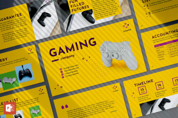Maximize Your Gaming Company's Impact with a Professional PowerPoint Template