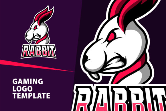 Rabbit Mascot Gaming Logo Design: Your All-in-One Visual Identity Solution