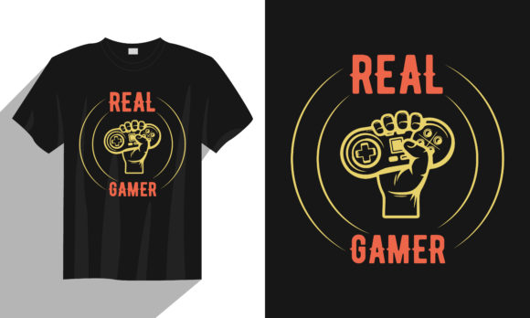 Real Gamer Gaming T-Shirt Design: Your Key to Authentic Merch