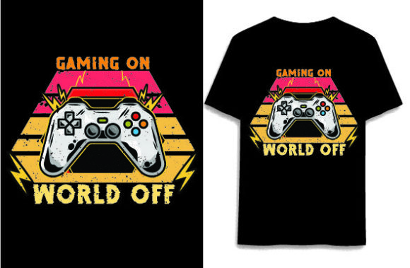 The Game On, World Off T-Shirt: More Than Just a Funny Gaming Tee