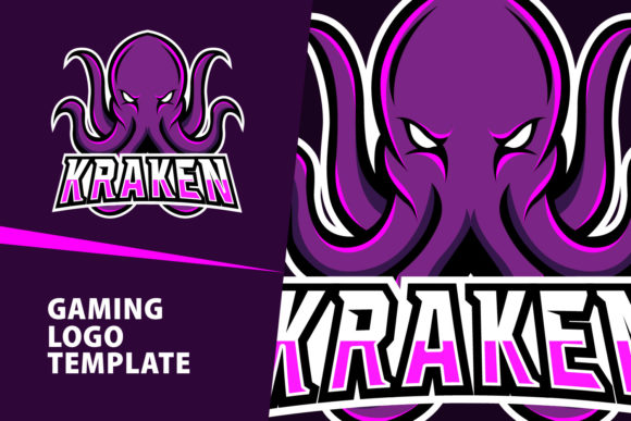 The Kraken Mascot Gaming Logo Design: A Professional Asset for Branding and Identity