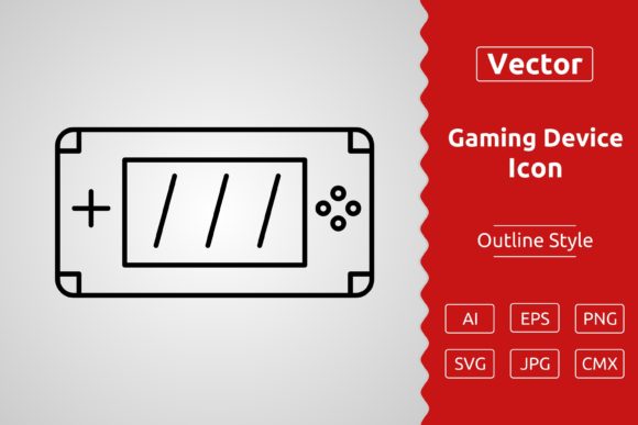 Vector Gaming Device Icons: Design Precision and Commercial Versatility